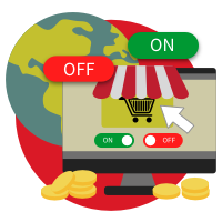 On-Off Shop Feature